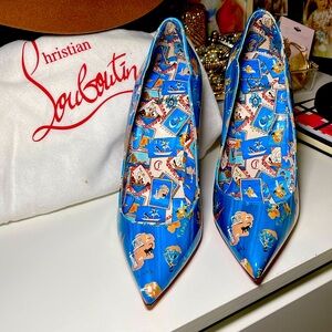 Christian Louboutin
Patent Leather Printed Pumps
